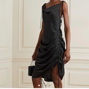 COPY - Orseund Iris Drawstring dress in black